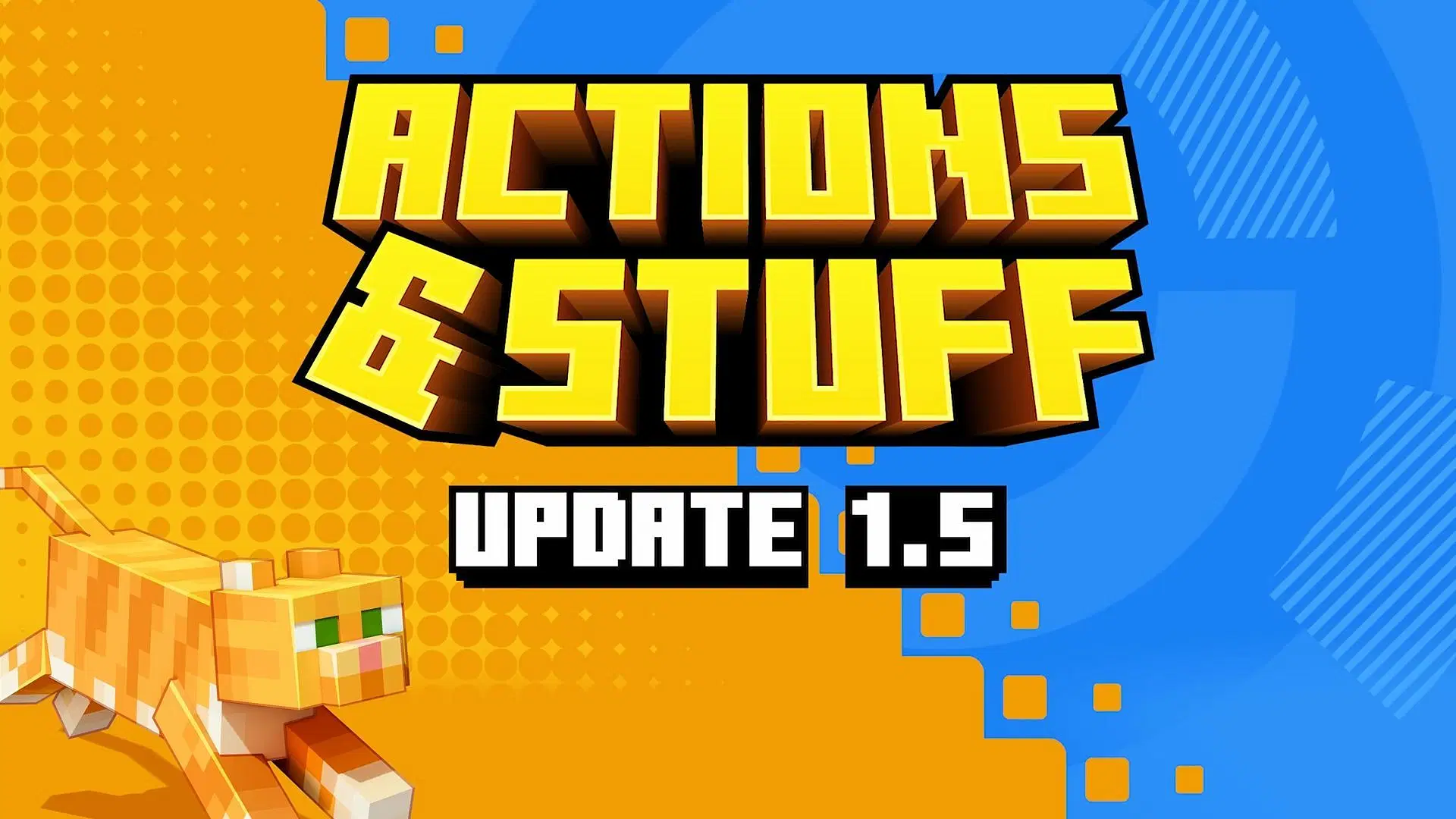 Minecraft Bedrock Actions & Stuff получает крупное обновление 1.5, включающее поддержку Chase the Skies, новые лицевые выражения и многое другое