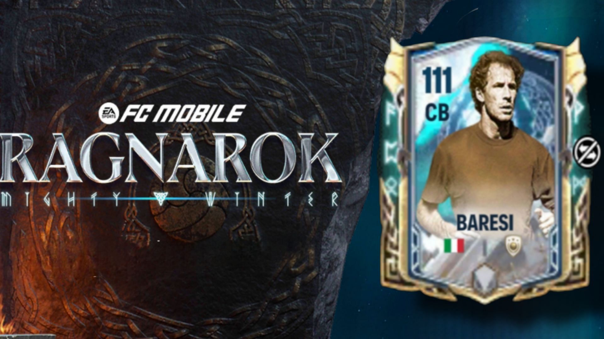 EA FC Mobile Ragnarok Mighty Winter Franco Baresi exchange: Все требования для обмена и характеристики карточки рассмотрены
