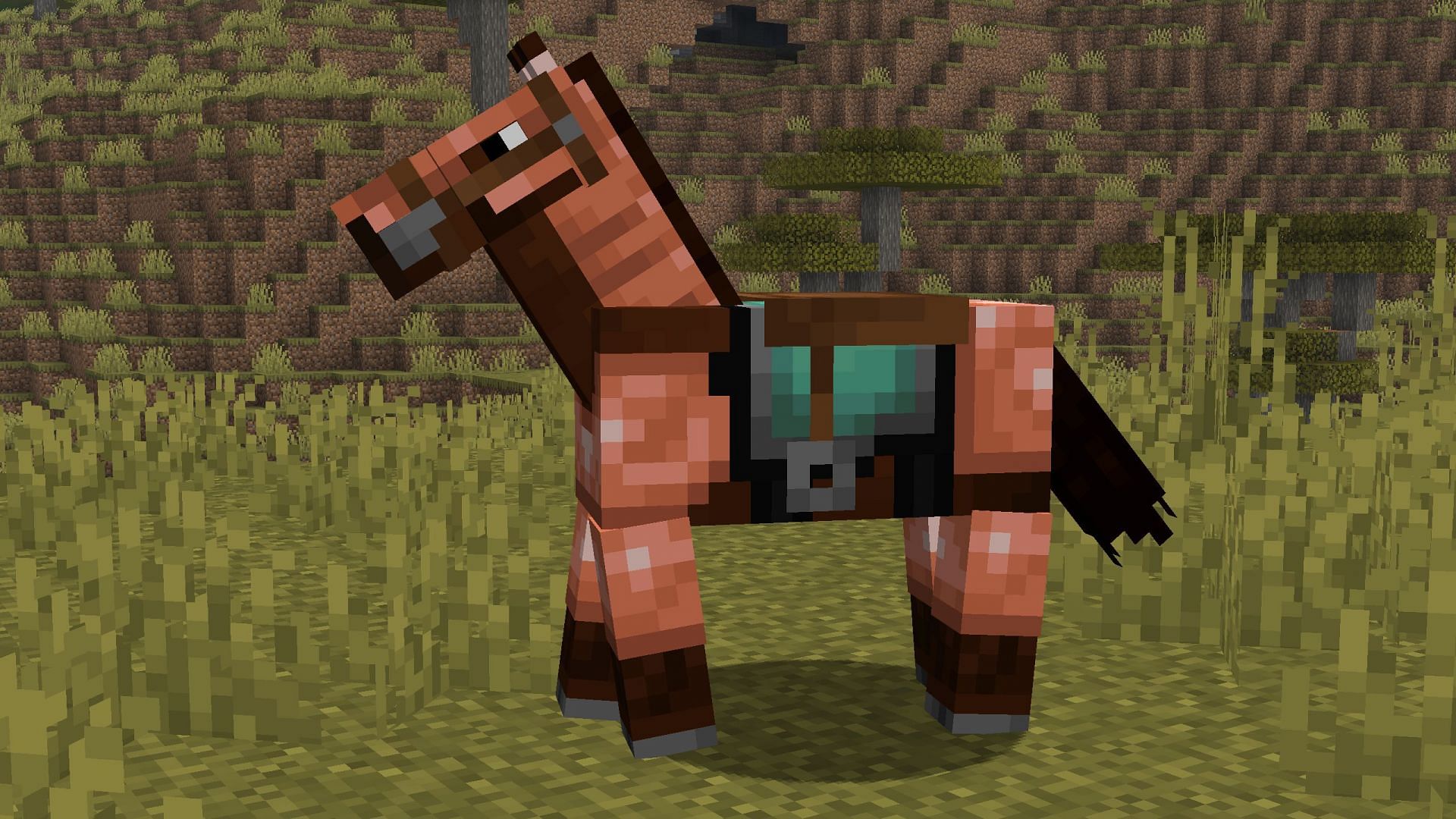 Скоро появится новая медная броня для лошадей в обновлении меди Minecraft