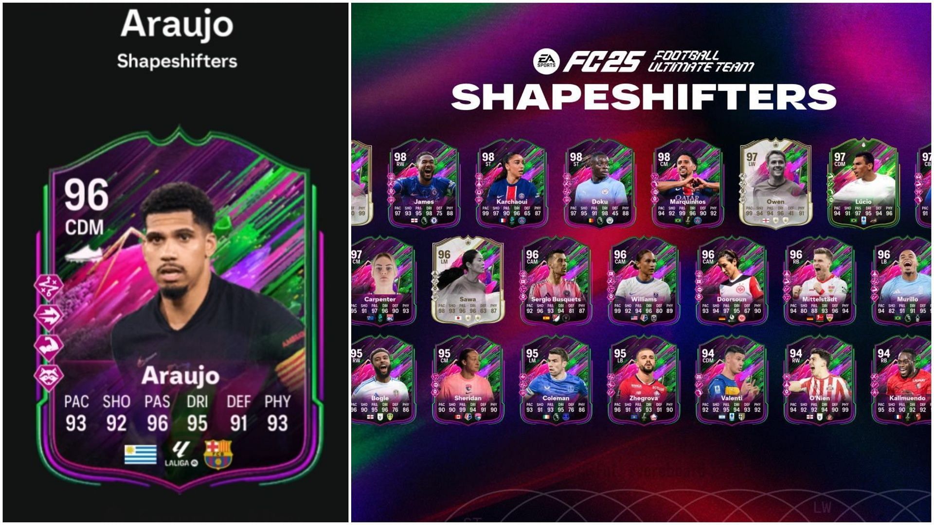 EA FC 25 Ronald Araujo Shapeshifters SBC: Все задания и самые дешёвые решения