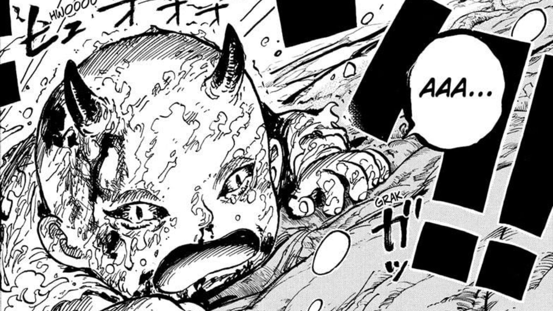 One Piece chapter 1154: Проклятие Локи опустошает Эльбаф, пока Харальд пытается противостоять Мировому правительству