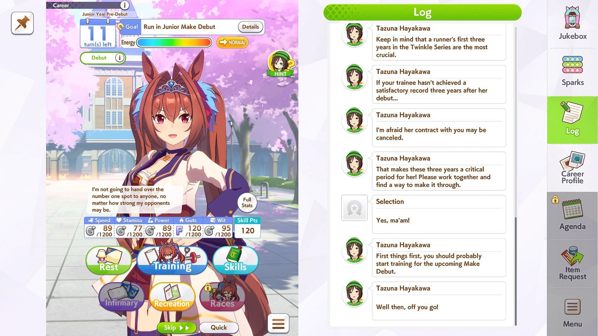 Как пройти Tenno Sho race в Umamusume: Pretty Derby