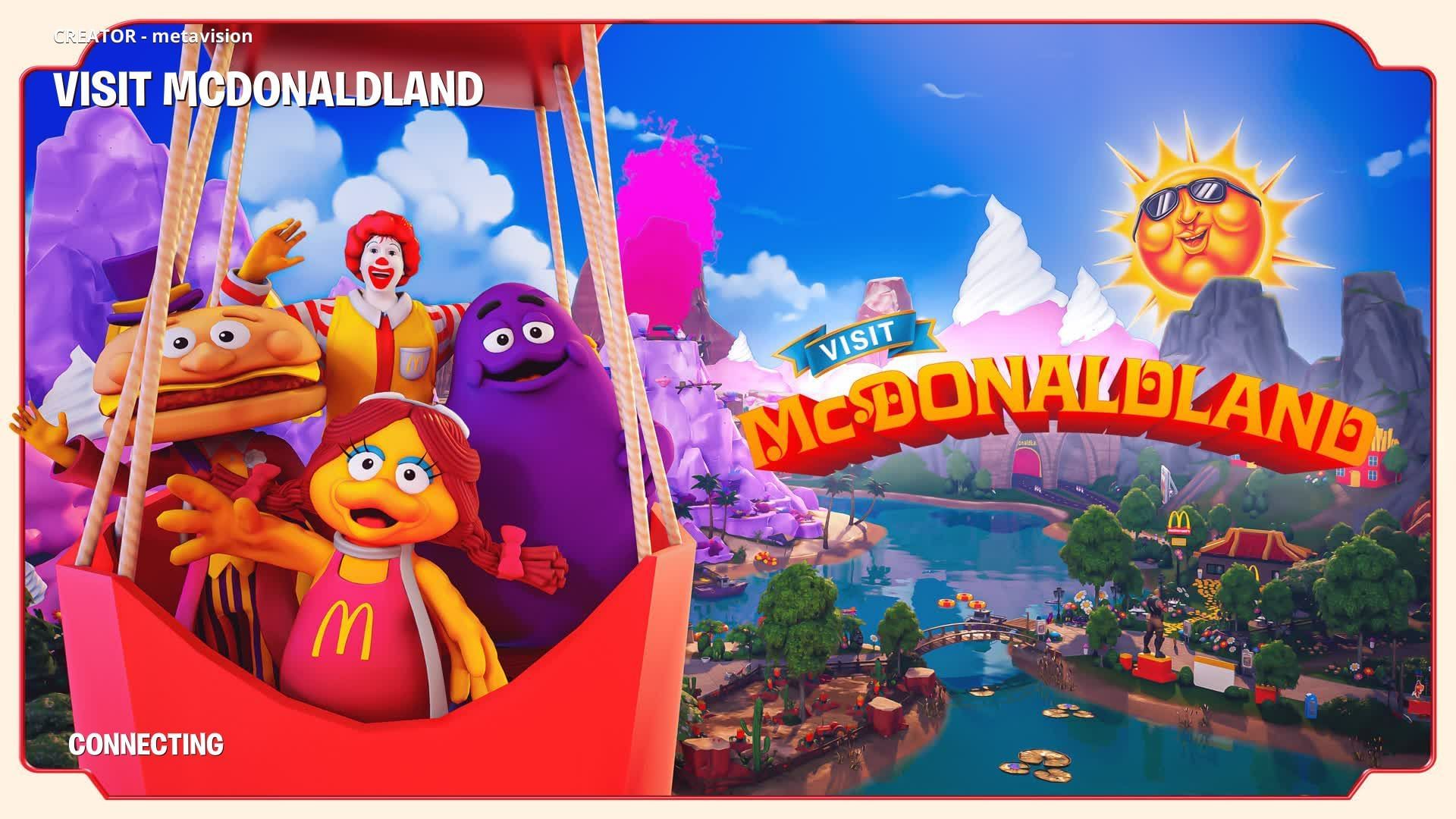 Как посетить McDonaldland в Fortnite