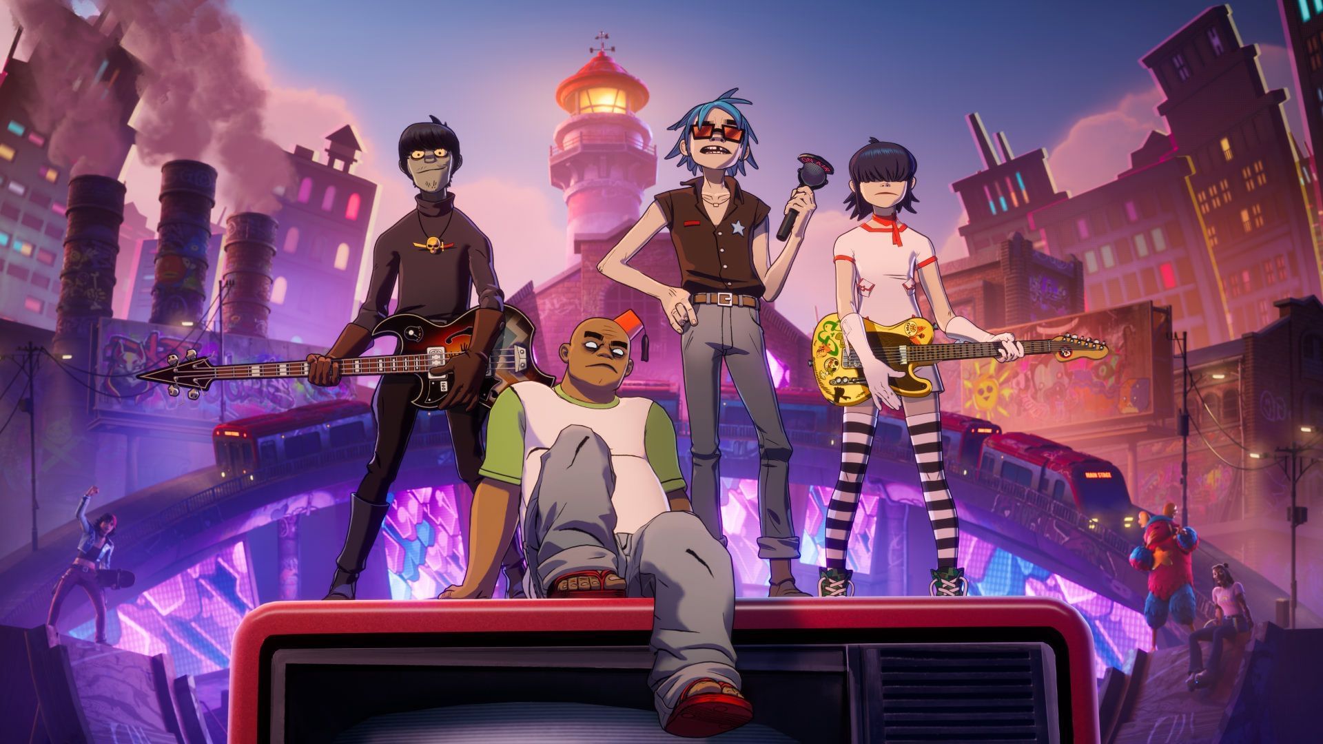 Epic Games представляет Gorillaz в качестве икон Fortnite Festival Season 10