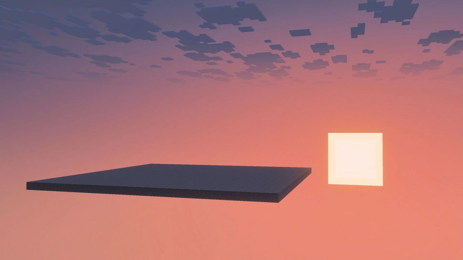 Как создать плоский мир The Void в Minecraft Bedrock