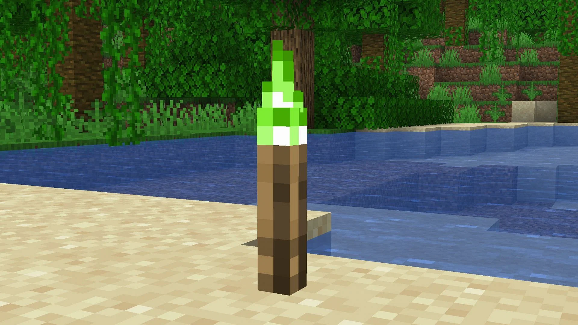 Как создать и использовать медный факел в Minecraft