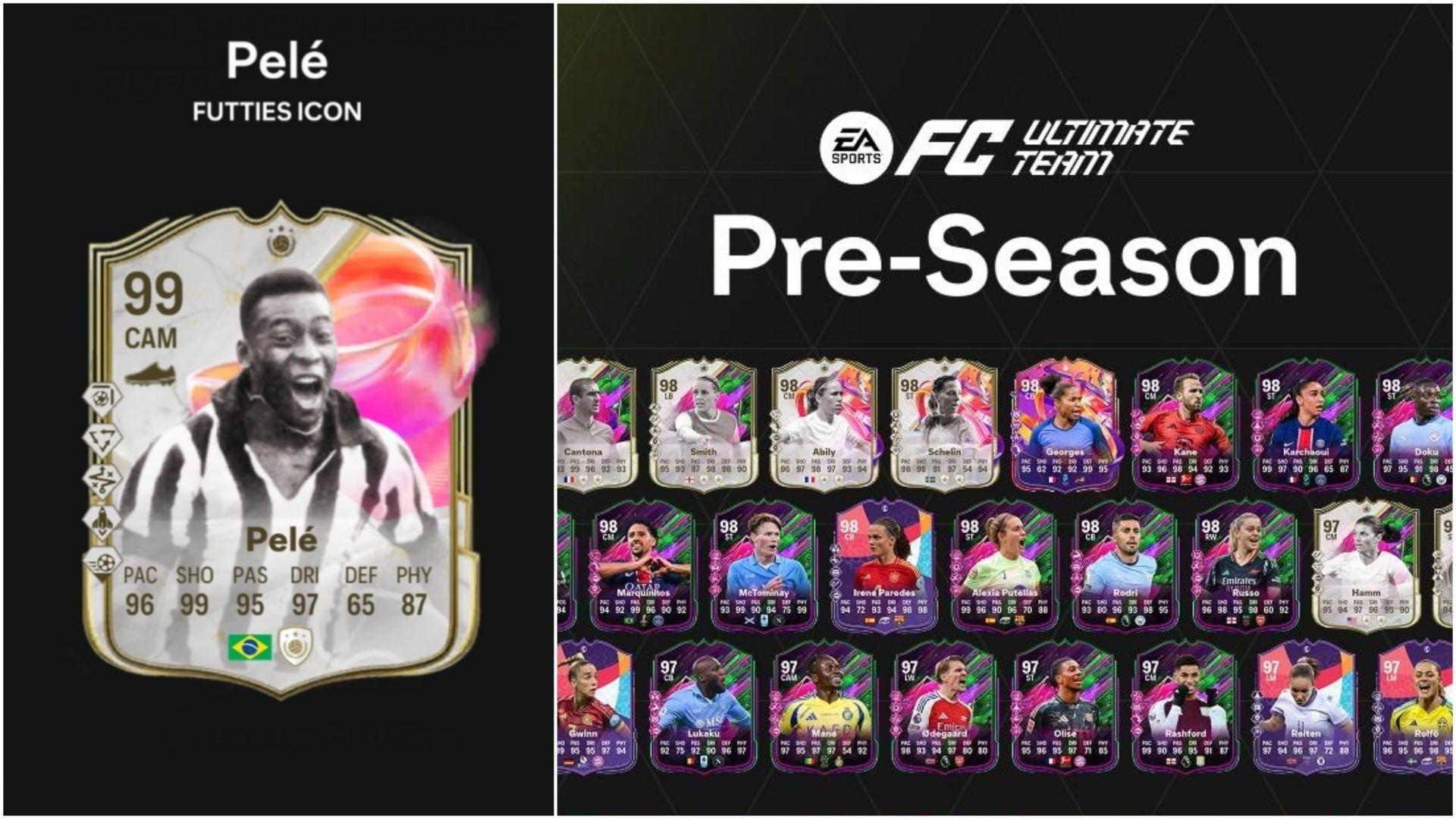 EA FC 25 Pele FUTTIES Icon SBC: Все задачи и самые дешёвые решения