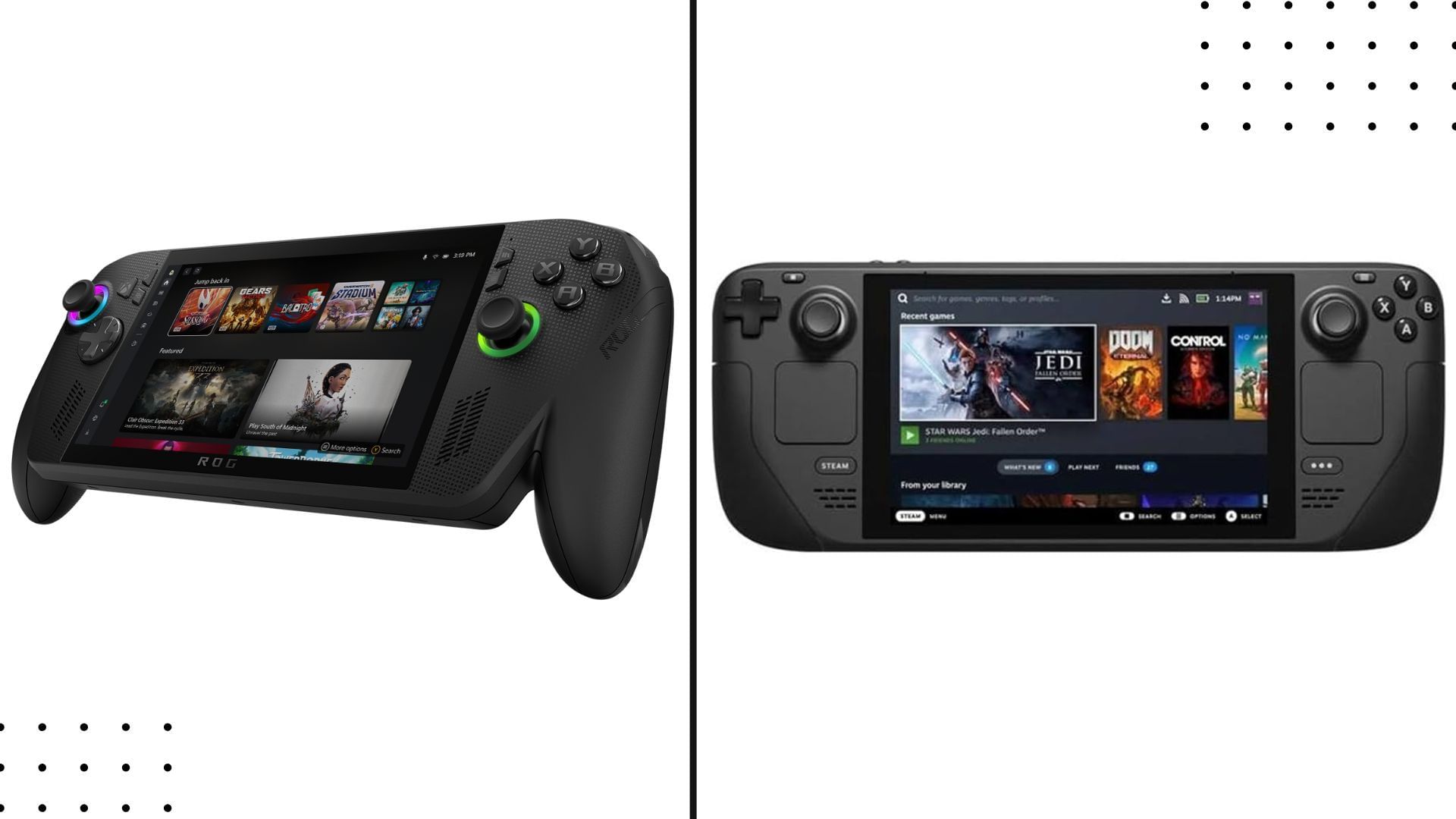 ROG Xbox Ally X против Steam Deck: Какой лучший портативный игровой консоль?
