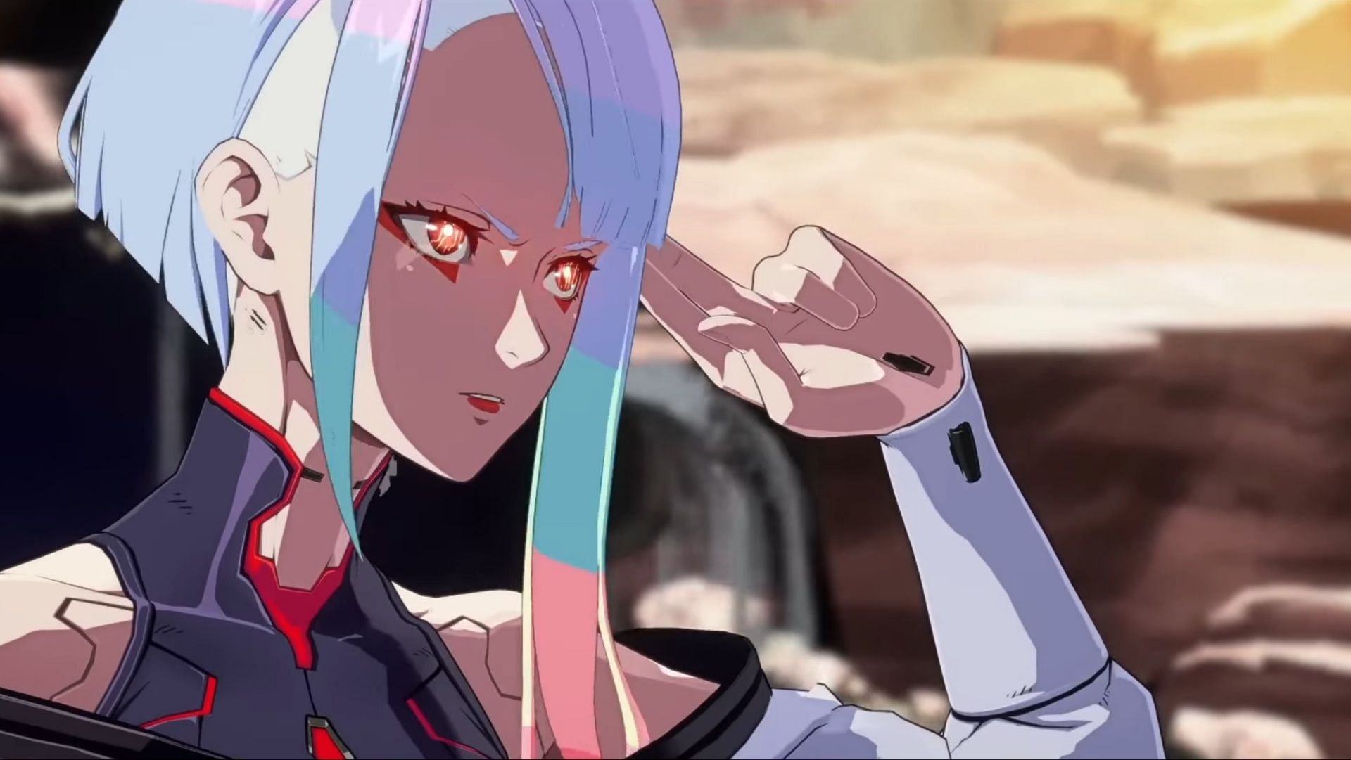 Guilty Gear Strive Lucy дата выхода (коллаборация с Cyberpunk Edgerunners)