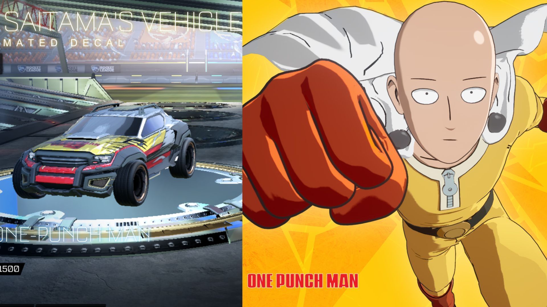 Сотрудничество Rocket League x One-Punch Man: Все предметы и как их получить