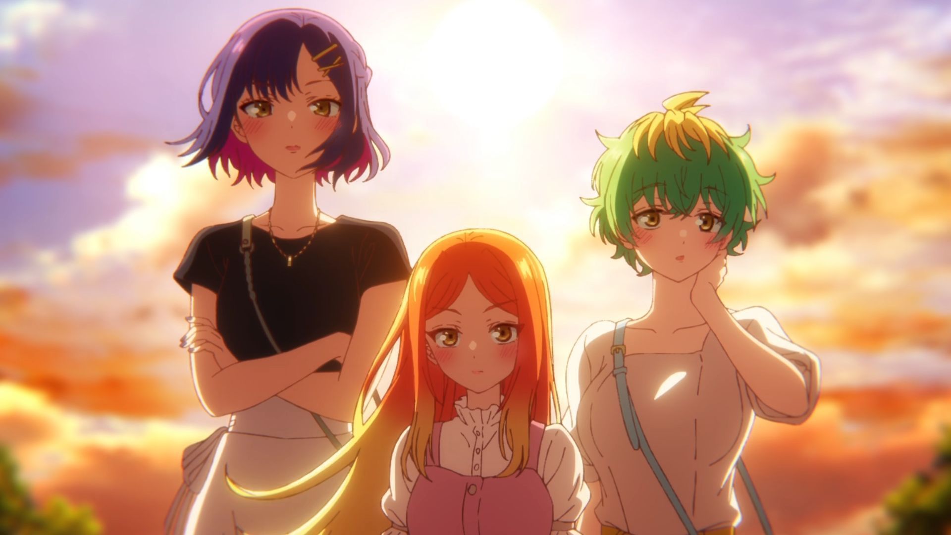 Dealing with Mikadono Sisters Is a Breeze episode 9: Kazuki, Niko и Miwa пытаются покорить Ю.