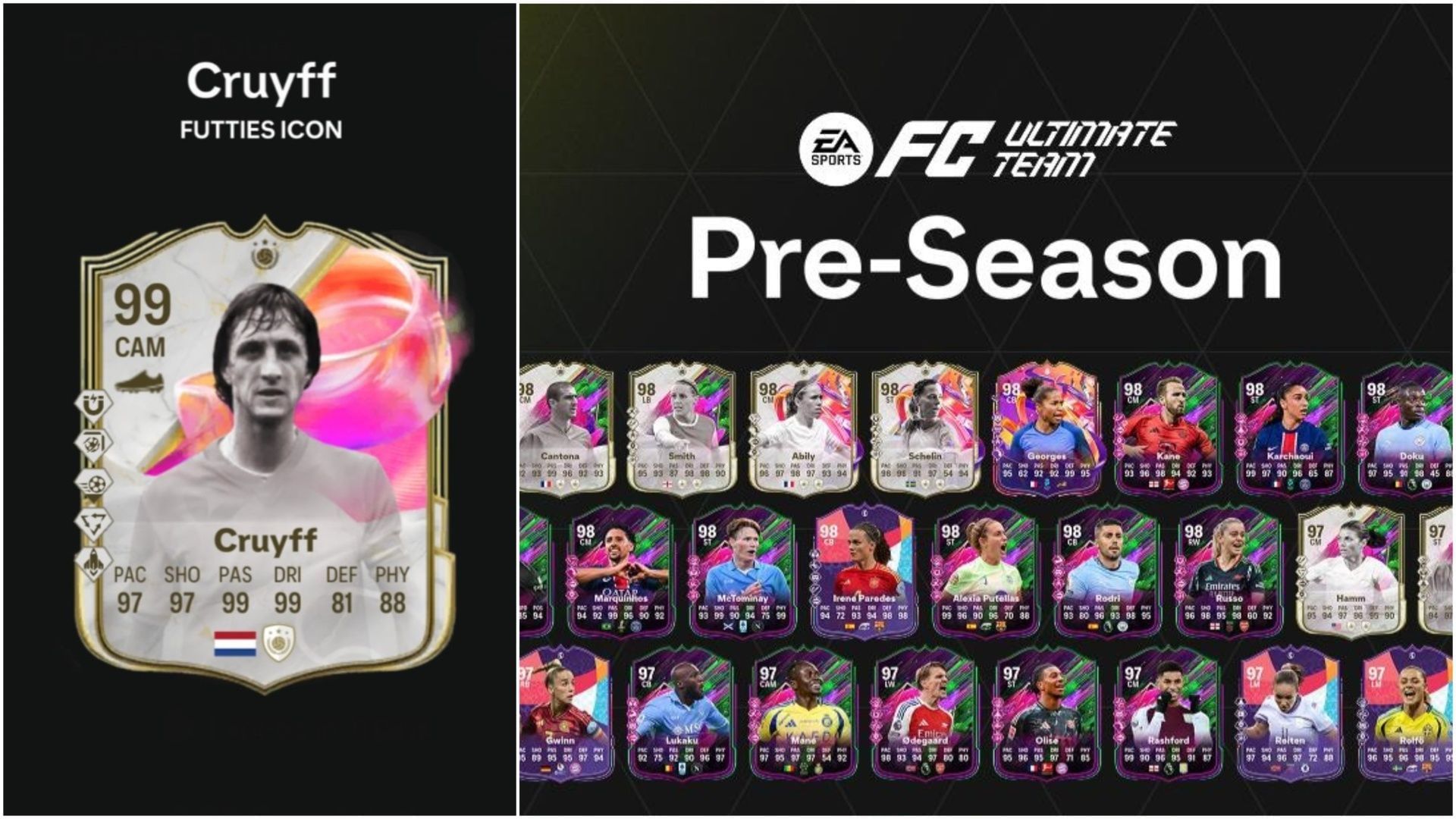 EA FC 25 Johan Cruyff FUTTIES Icon SBC: Все задания и самые дешевые решения