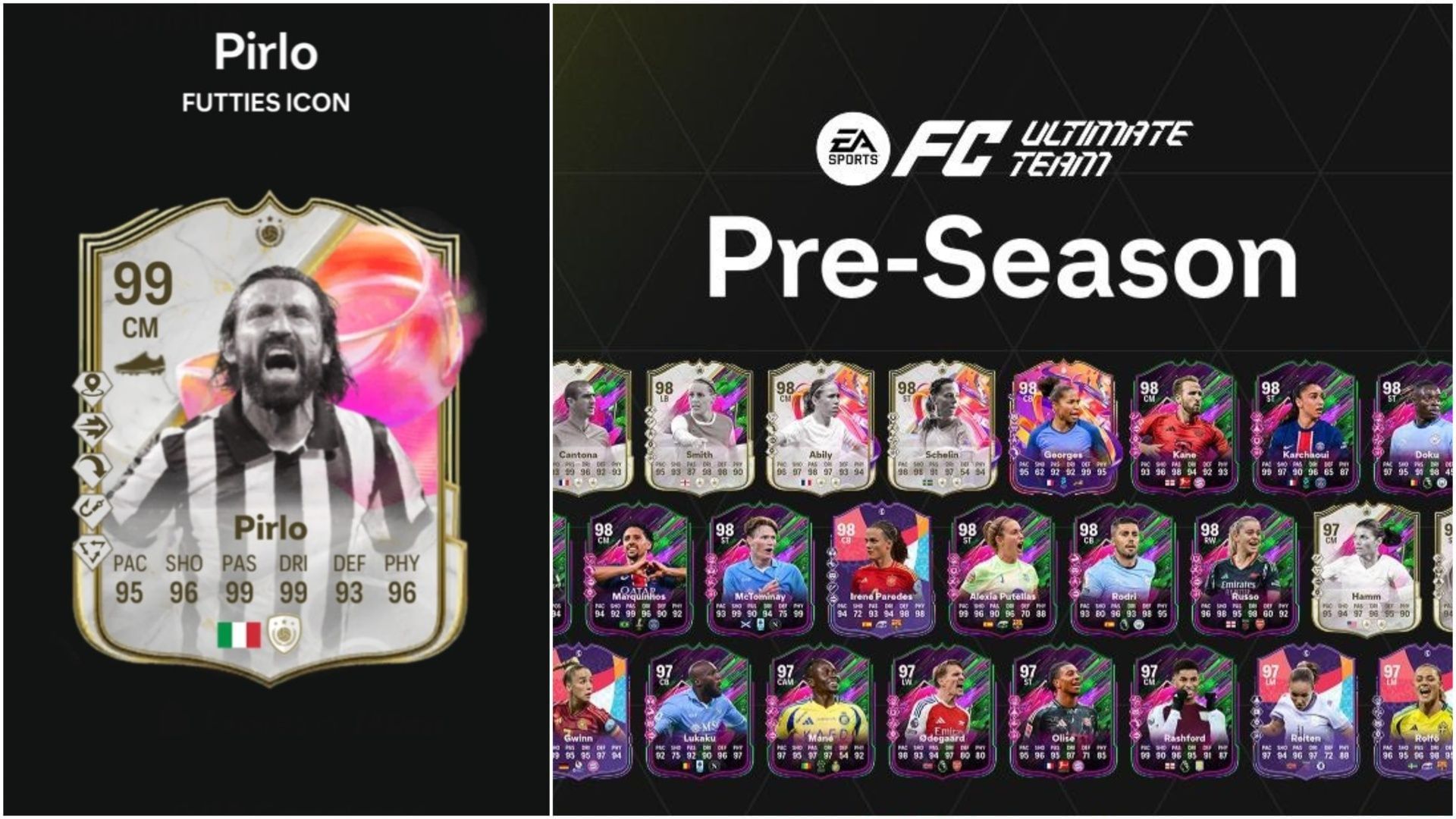 EA FC 25 Andrea Pirlo FUTTIES Icon SBC: Все задачи и самые дешёвые решения
