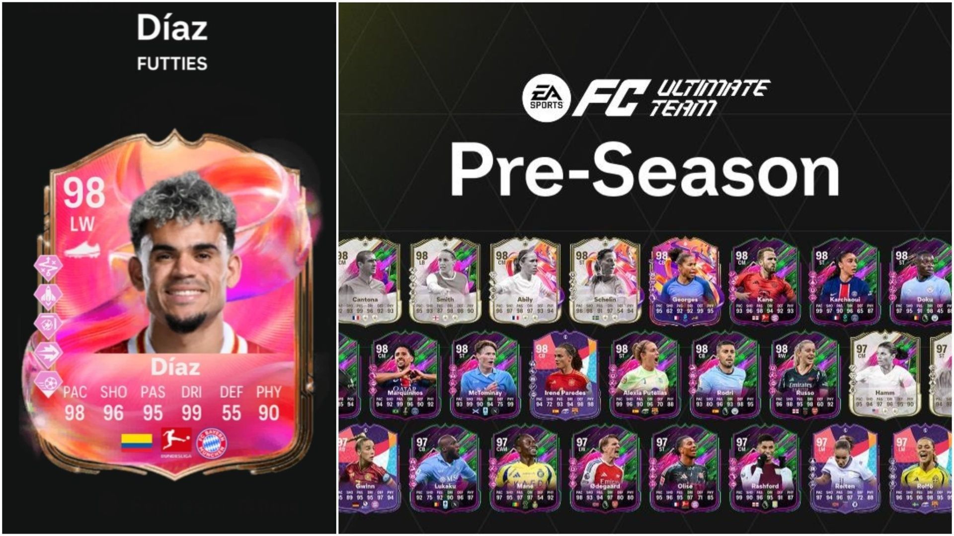 EA FC 25 Luis Diaz FUTTIES SBC: Все задачи и самые дешёвые решения