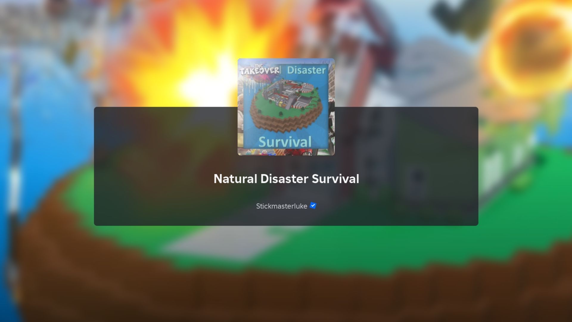 Roblox The Takeover Руководство по Natural Disaster Survival