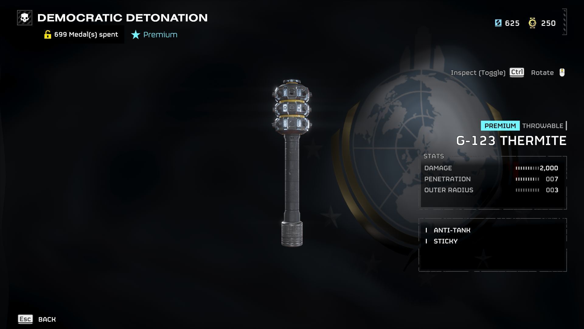 Как получить G-123 Thermite Grenade в Helldivers 2?