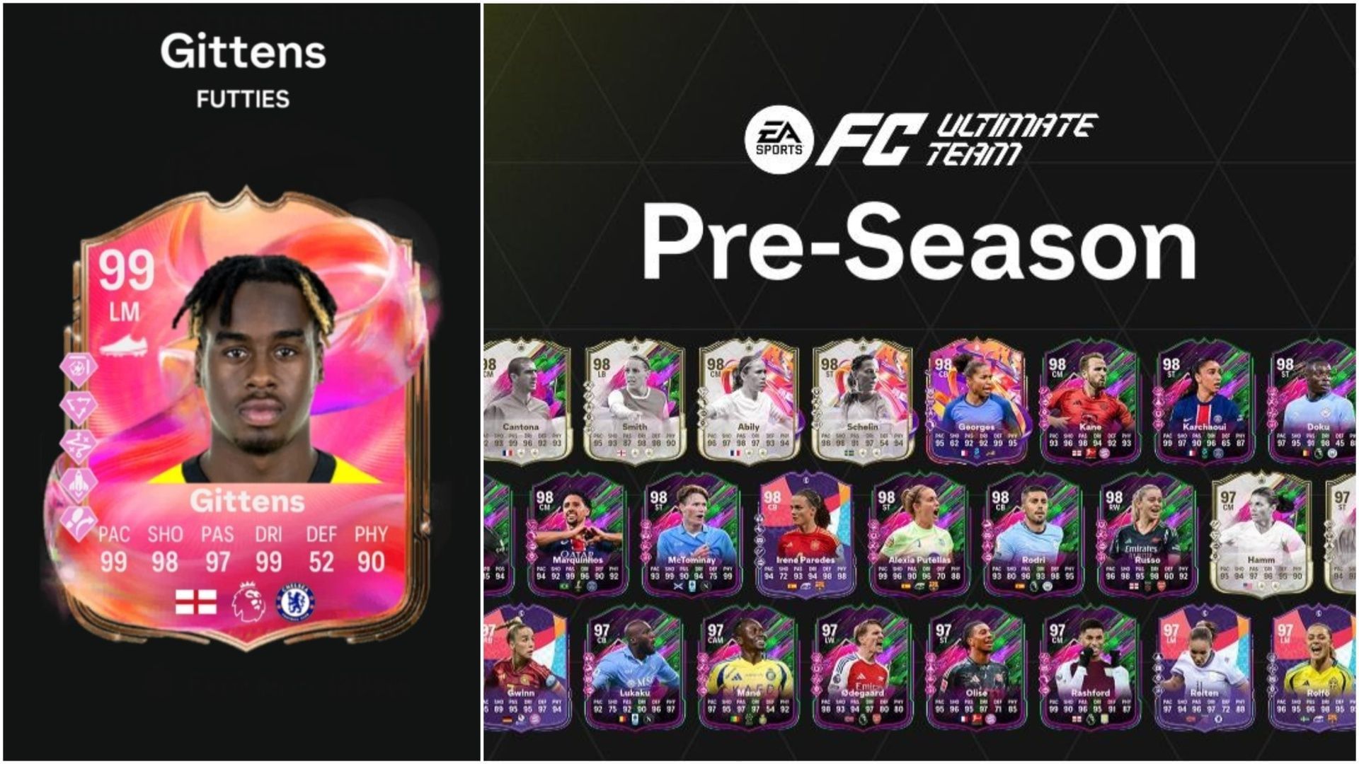 EA FC 25 Jamie Gittens FUTTIES SBC: Все задания и самые дешёвые решения
