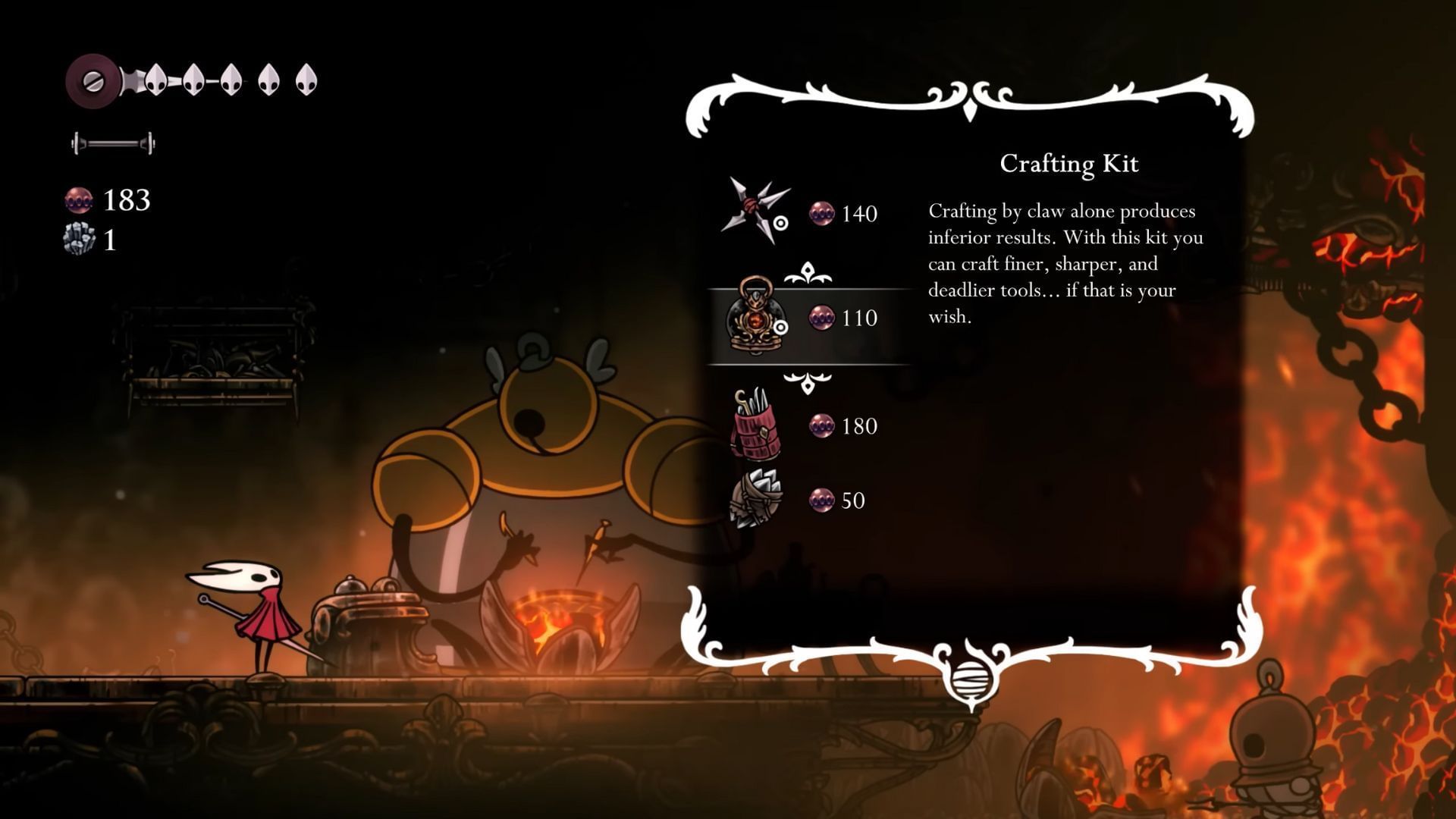Все локации Crafting Kit в Hollow Knight Silksong