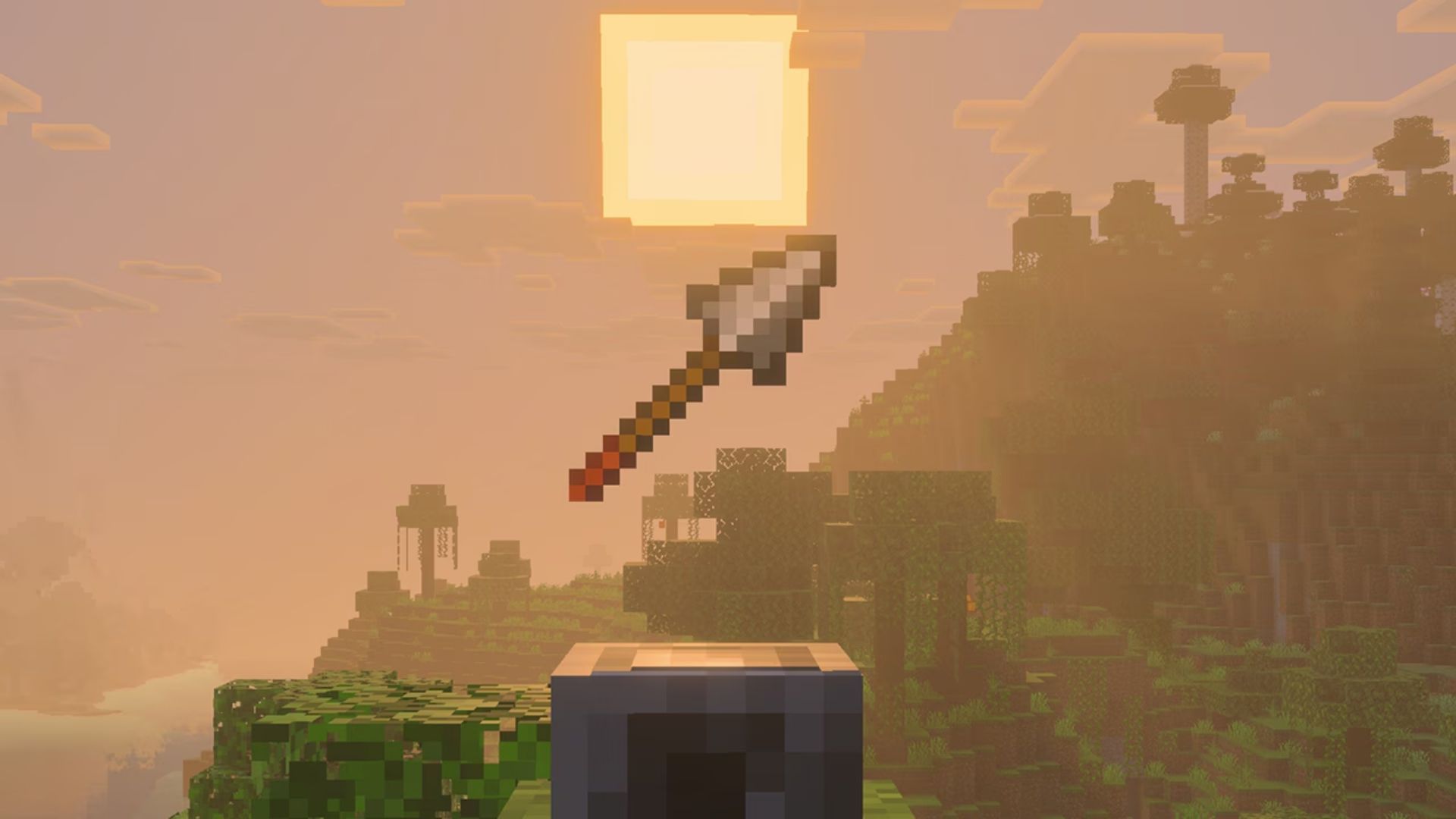 Когда может появиться копьё в Minecraft?