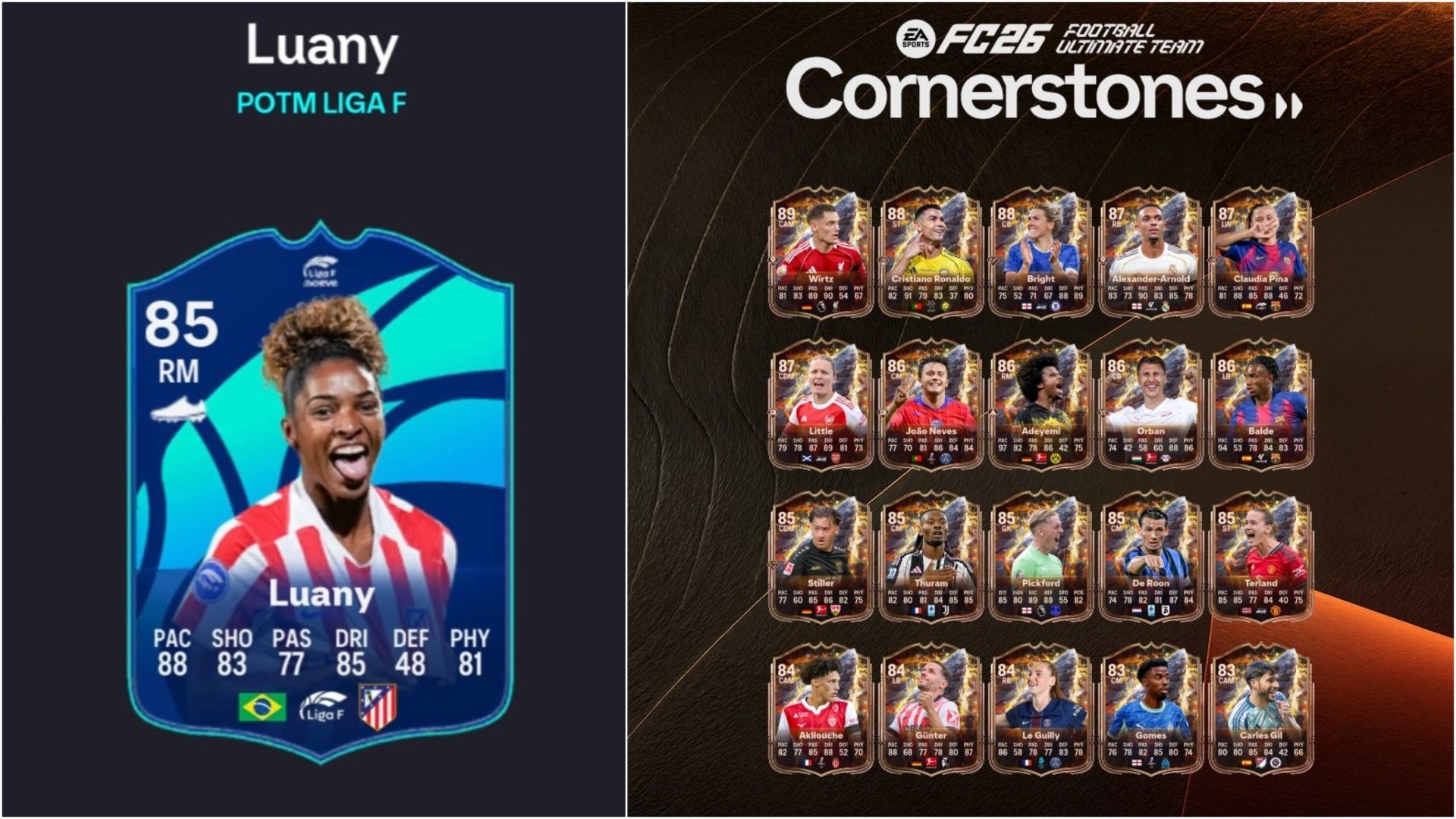 EA FC 26 Luany POTM SBC: Все задания и самые дешёвые решения