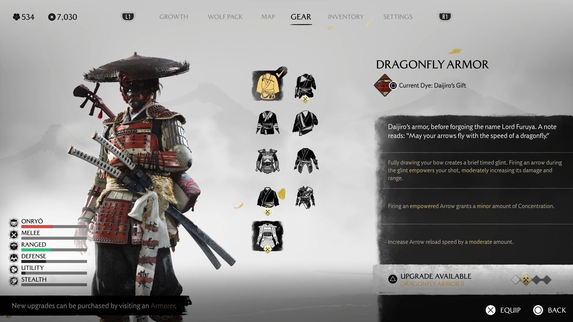 Прохождение Ghost of Yotei: Как завершить квест Dragonfly Armor
