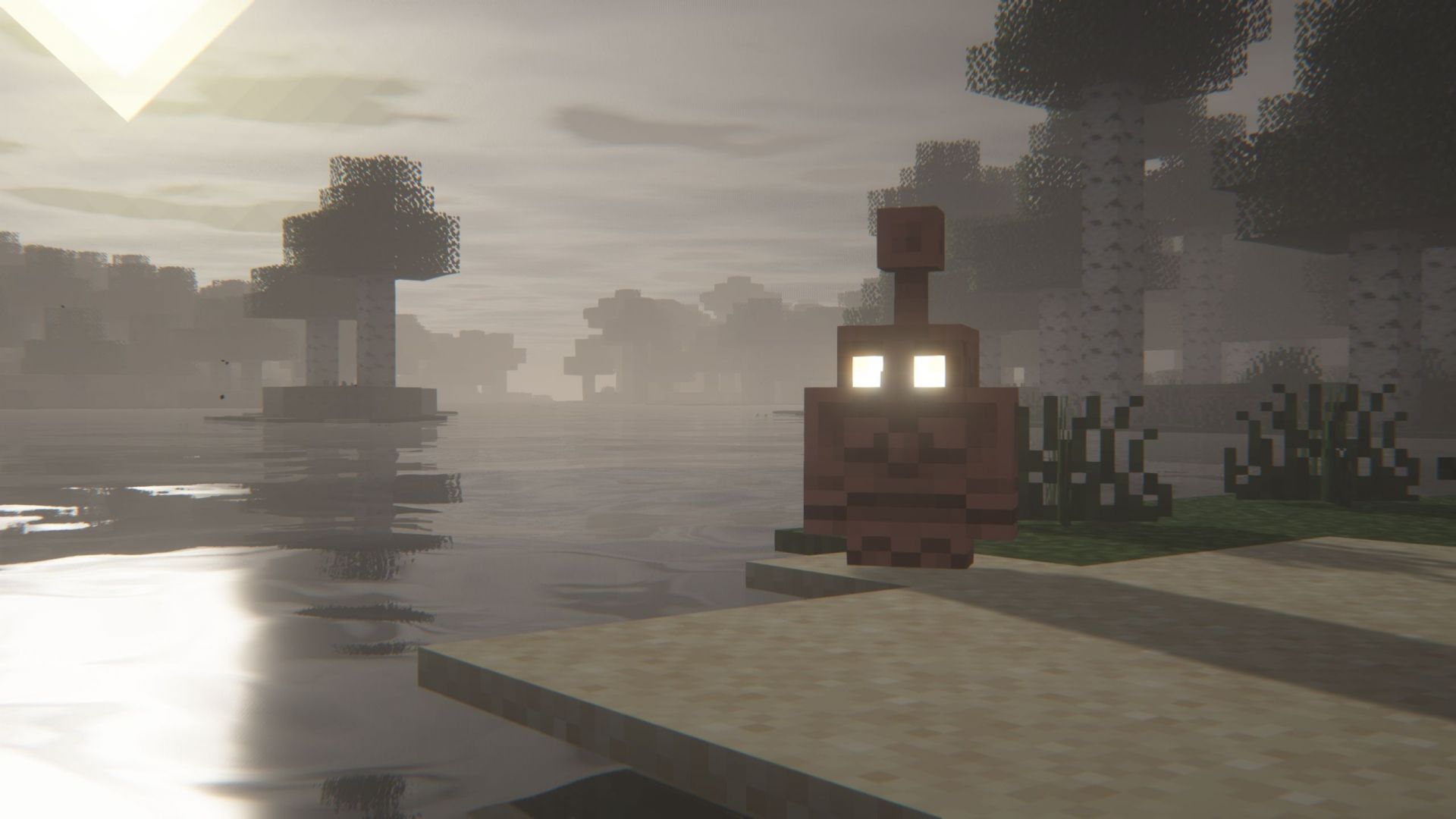 Как забрать предметы у медного голема в Minecraft