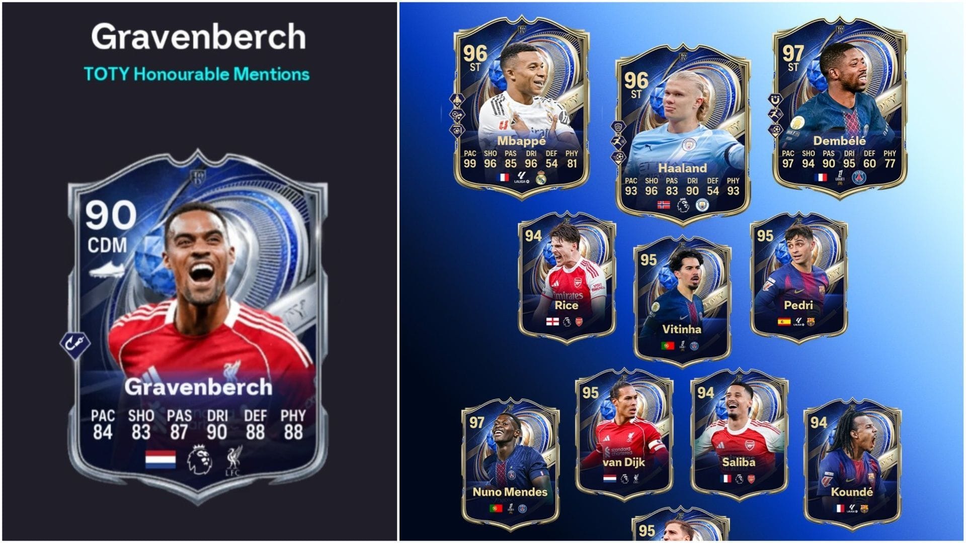 EA FC 26 Ryan Gravenberch TOTY Honorable Mentions SBC: Все задачи и самые дешёвые решения