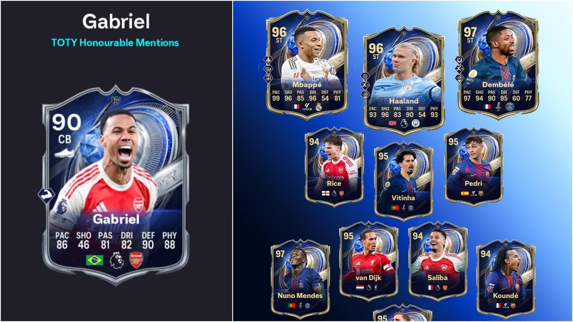 EA FC 26 Gabriel TOTY Honorable Mentions SBC: Все задачи и самые дешёвые решения