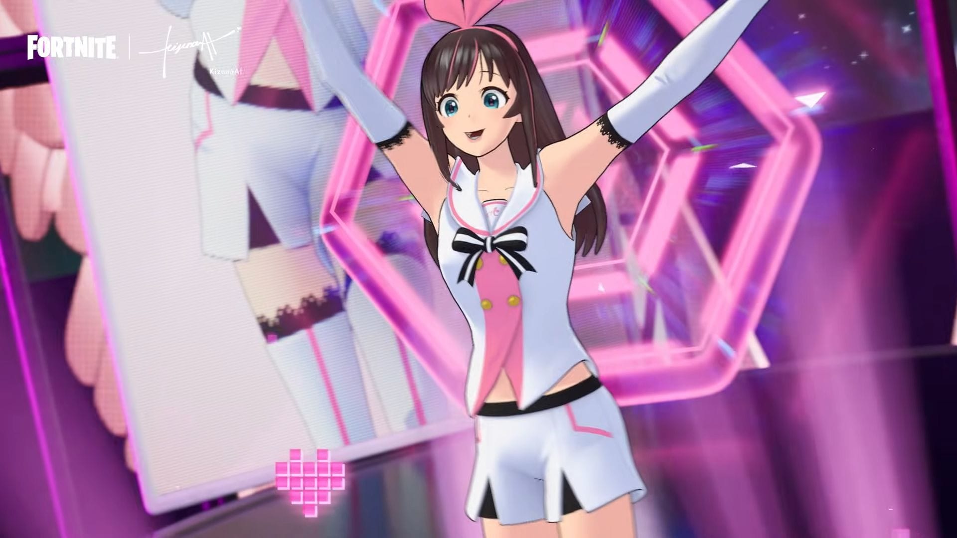 Как получить KizunaAI skin в Fortnite