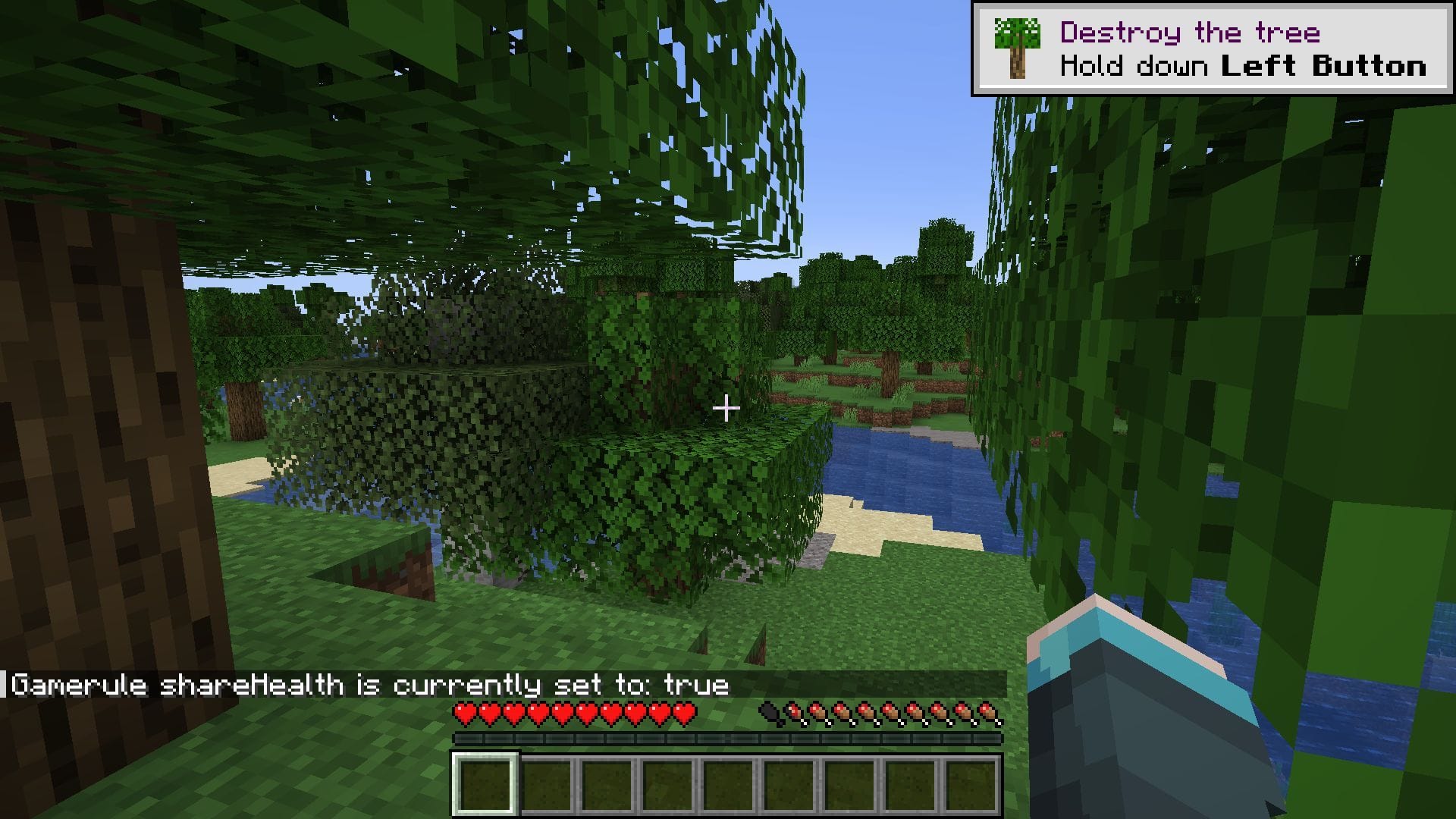 Гид по модификации Minecraft Shared Health