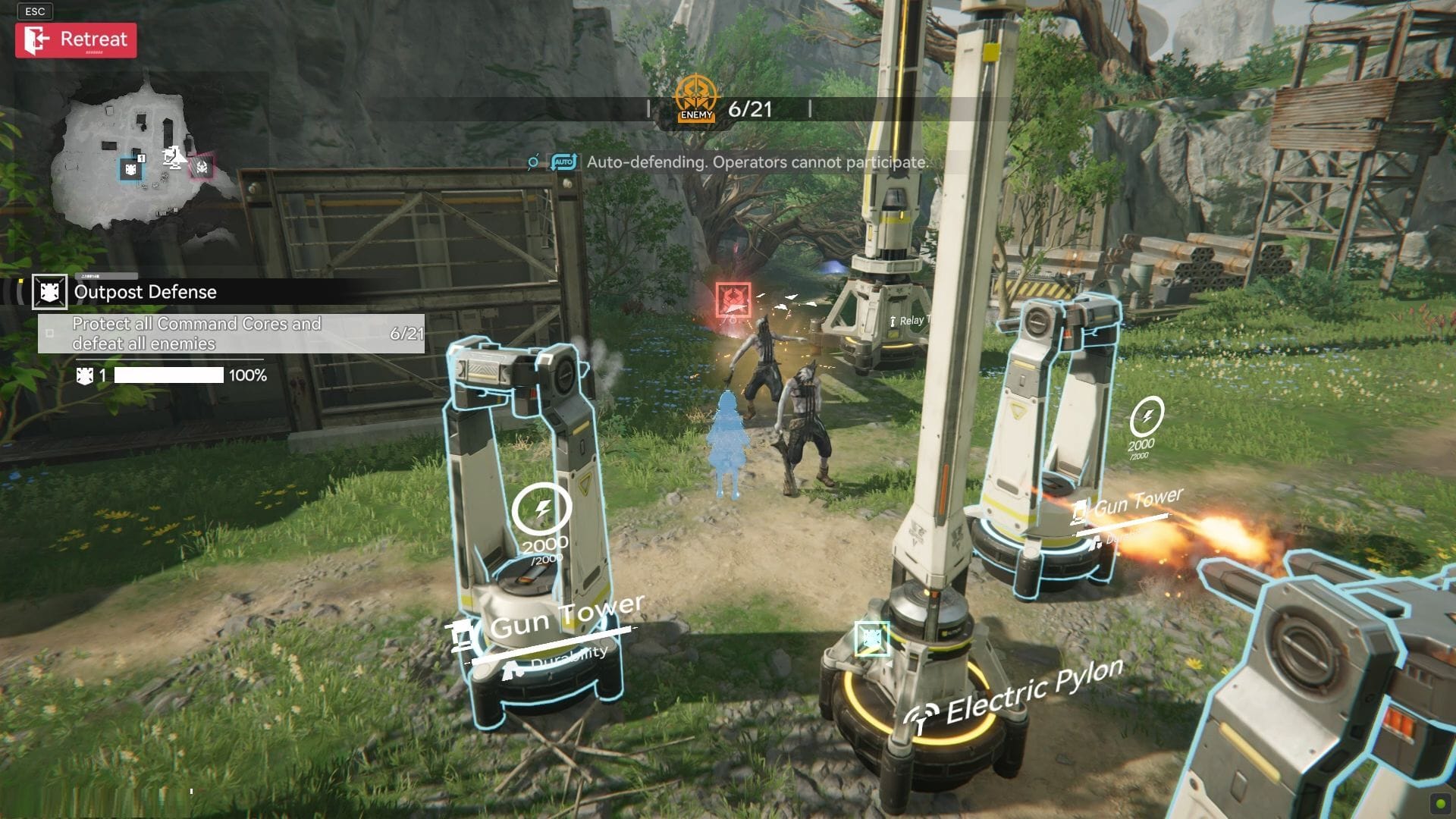 Как выполнить задание Defense Construction в Arknights: Endfield