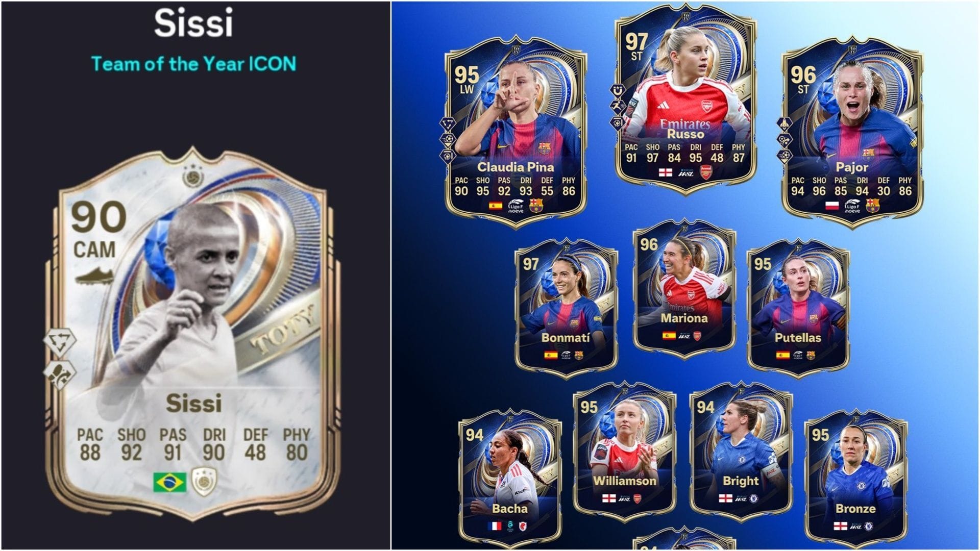 EA FC 26 Sissi TOTY Icon SBC: Все задания и самые дешёвые решения