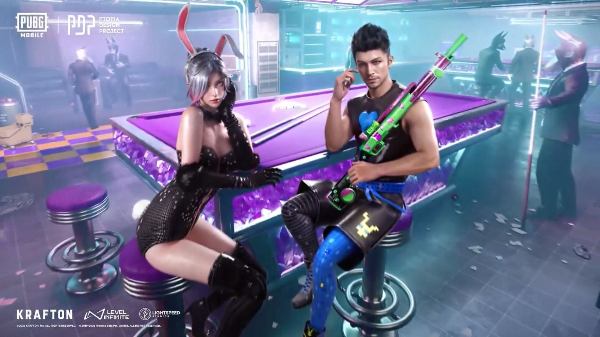 PUBG Mobile PDP Lucky Spin: набор Party Bunny, скин Heart Hacker DP 28 и другие