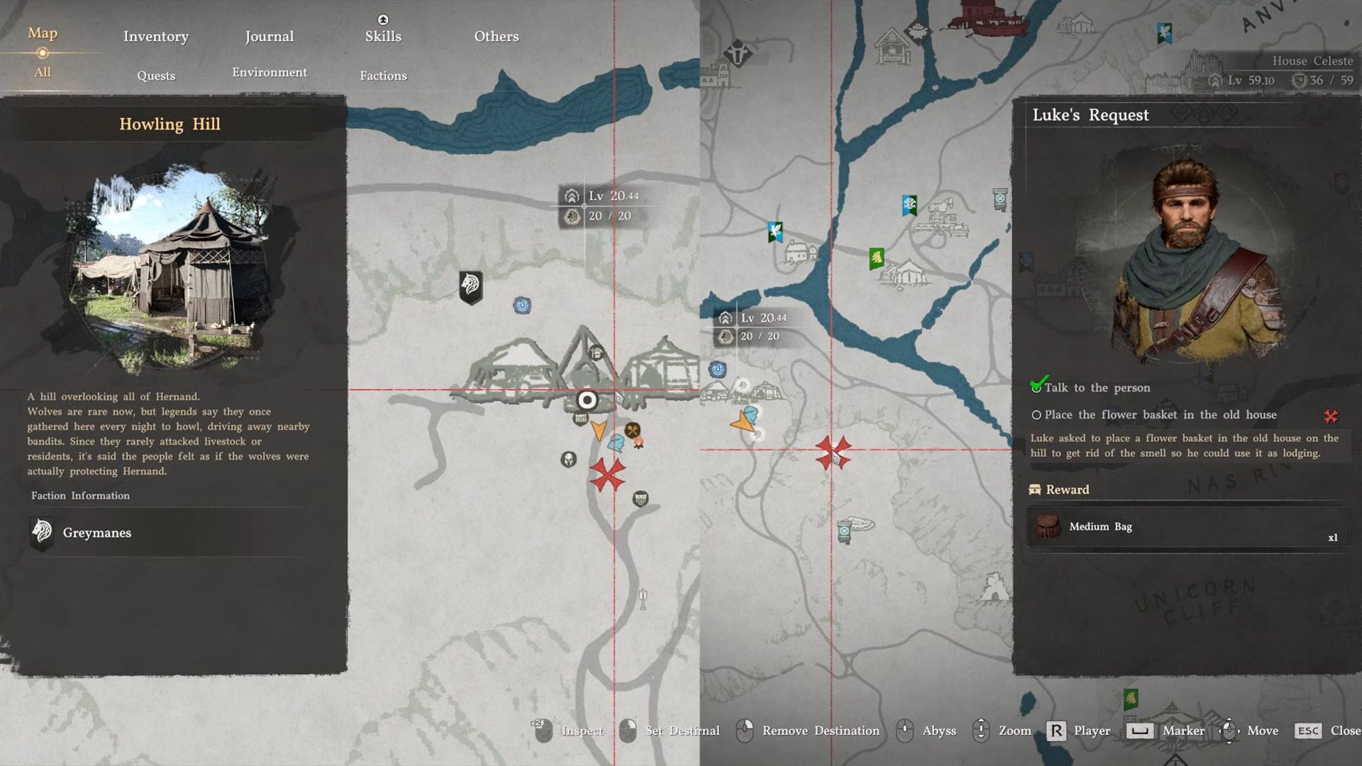Как разместить цветочную корзину в старом доме в Crimson Desert (руководство по запросу Люка)