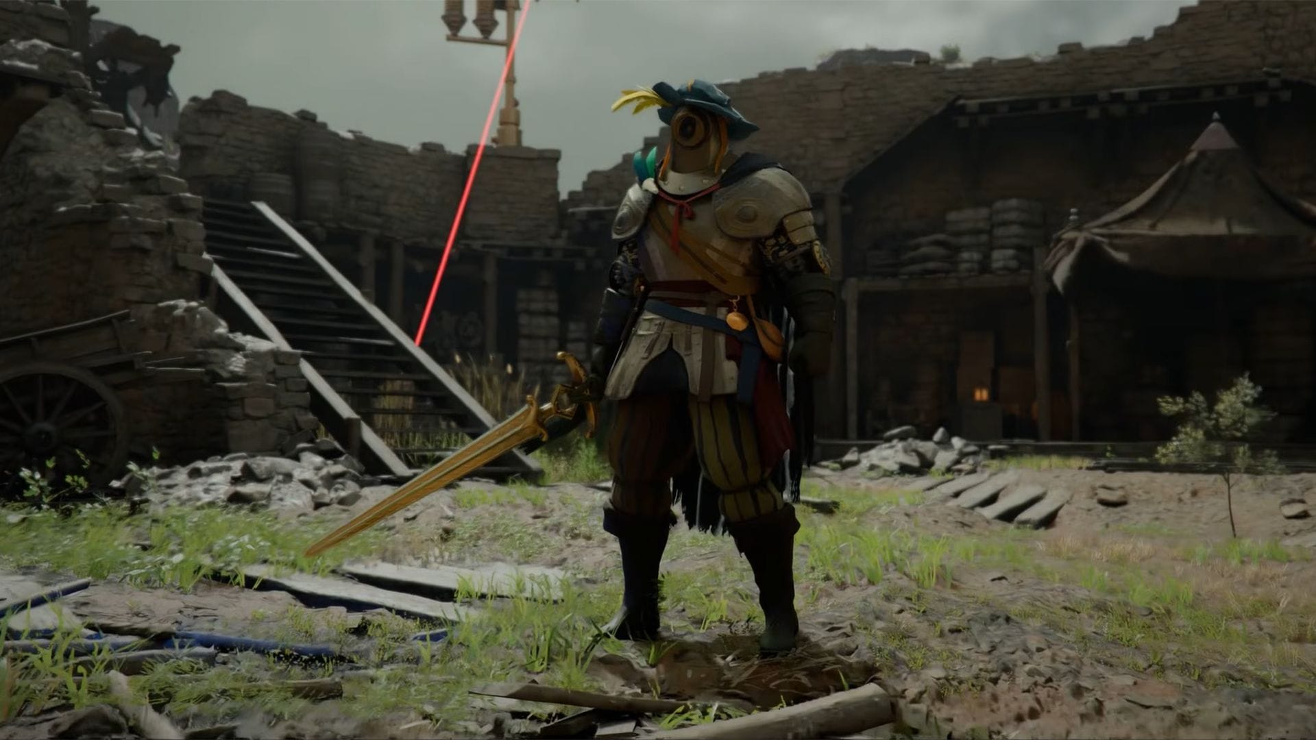 Как получить Electro-Mecha Longsword и победить Machina Knight в Crimson Desert