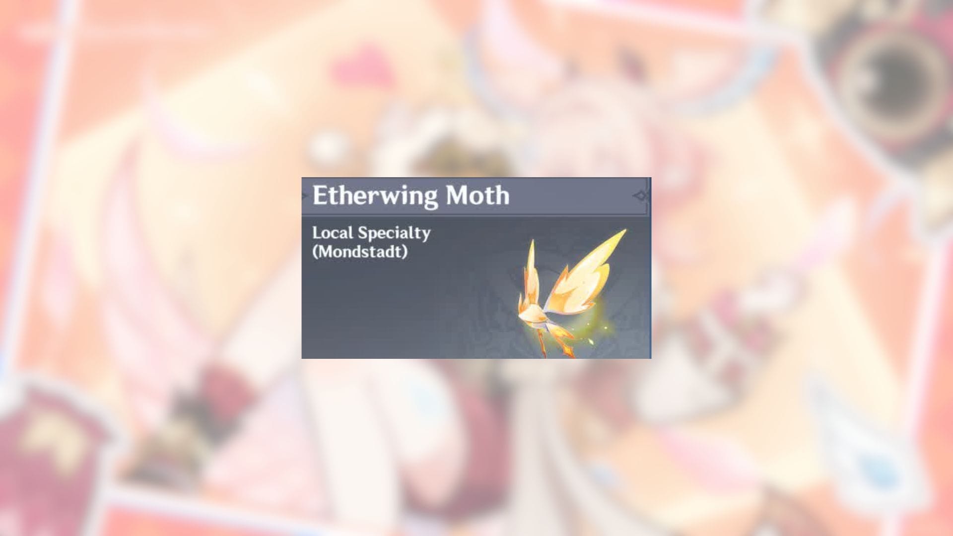 Где фармить Etherwing Moth в Genshin Impact