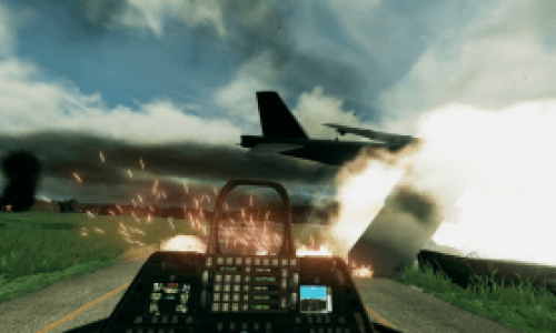 ace combat 7 бой самолетов